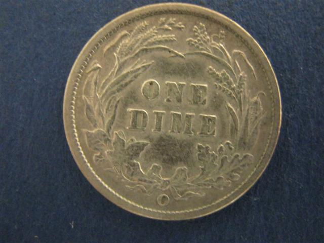 1899-O Barber Dime Reverse